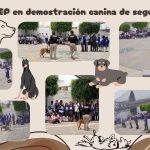 CEP en demostracion canina de Seguridad Civil
